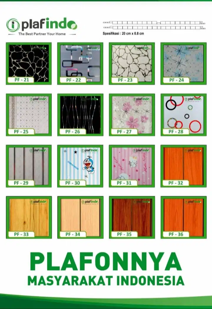 Panel Plafon PVC PLAFINDO