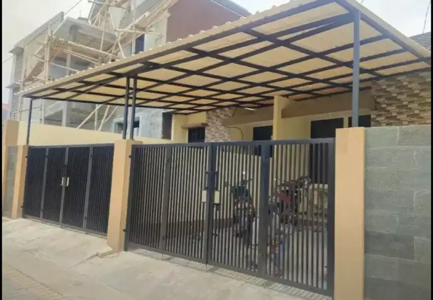 Bengkelas pemasangan pagar canopy minimalis tangga dlll #455