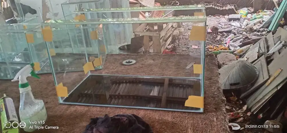 Aquarium 60x30x35 kaca 5mili
