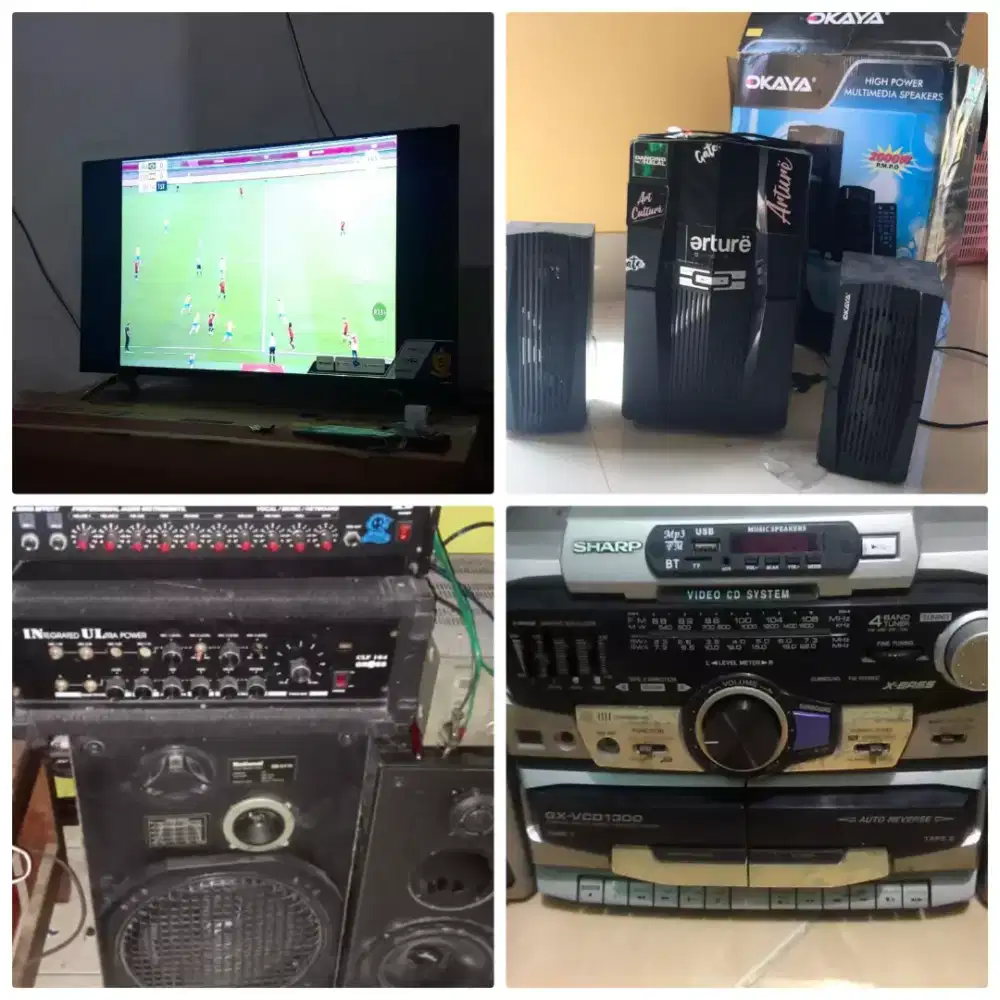 Di tebus elektronik bekas Speaker, Tape, dll barkaz anda