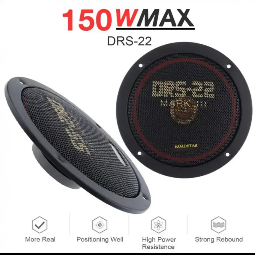 Speaker Mobil HiFi 6.5 inch 150 W 2 pcs