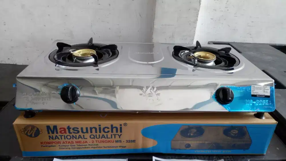 KOMPOR GAS 2 TUNGKU STAINLES