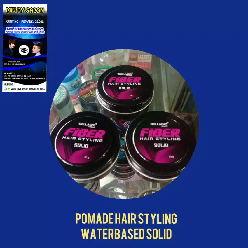 Pomade fiber  hair styling solid