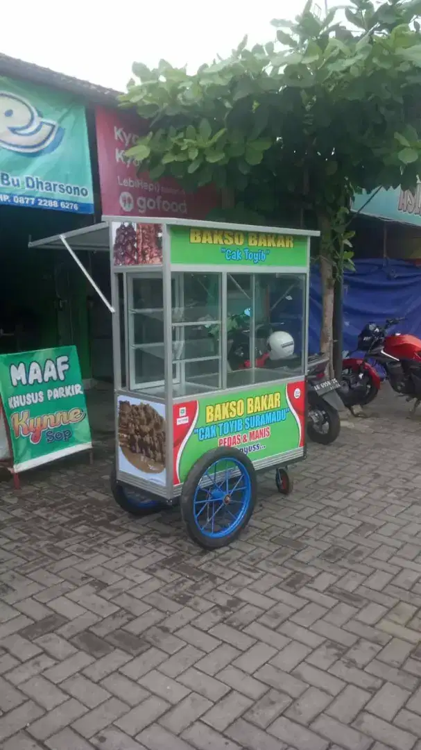 Both gerobak gorengan gerobak dorong grobak motor