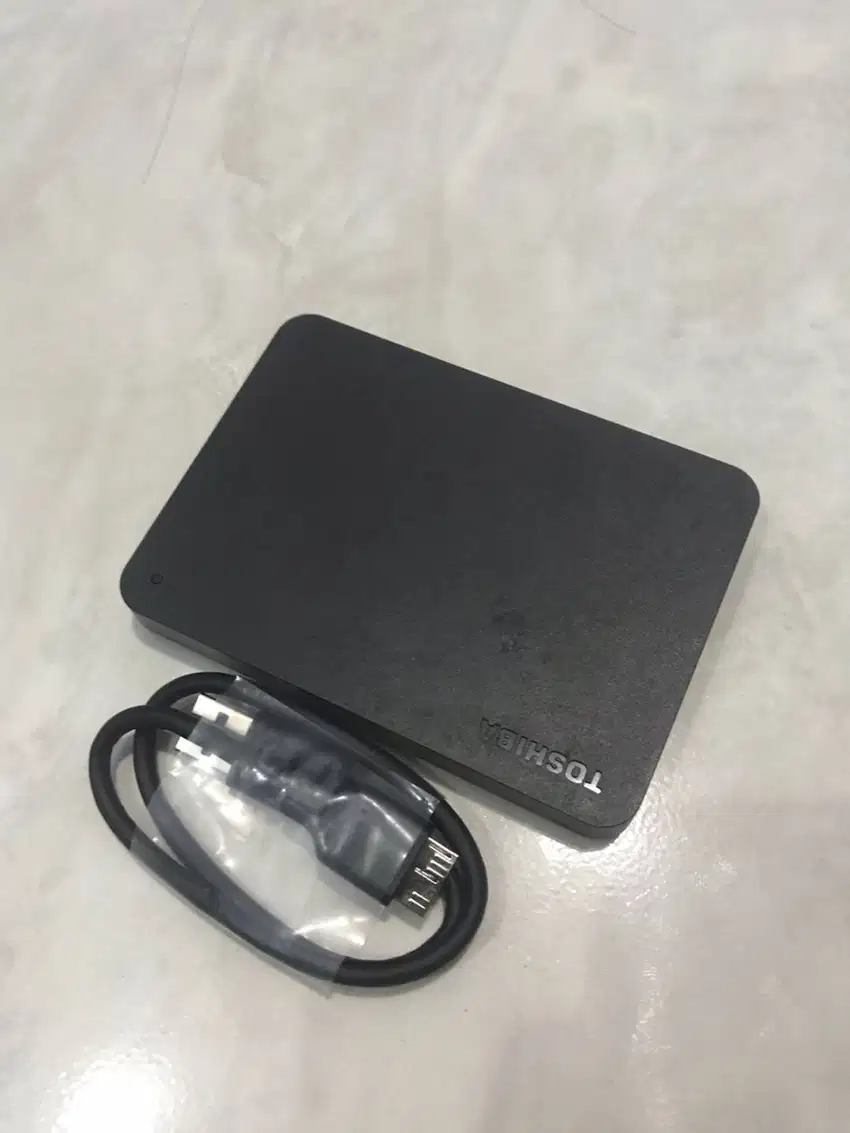 hardisk external 1tb toshiba original like new garansi hdd eksternal