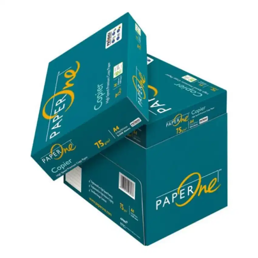 Di cari kertas Hvs paper one Sidu Bola dunia A4 F4 A3 80/76 gsm