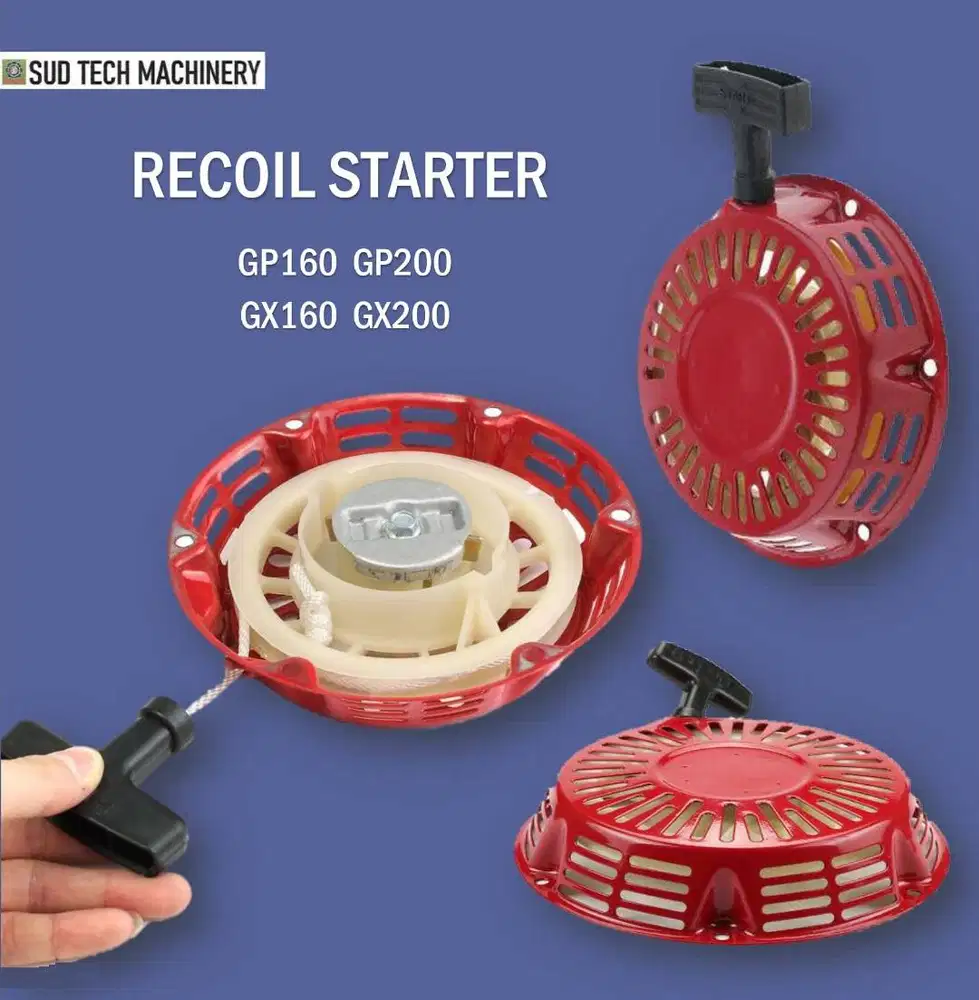 Recoil Starter Mesin Gx160 GX200 Gp160 GP200