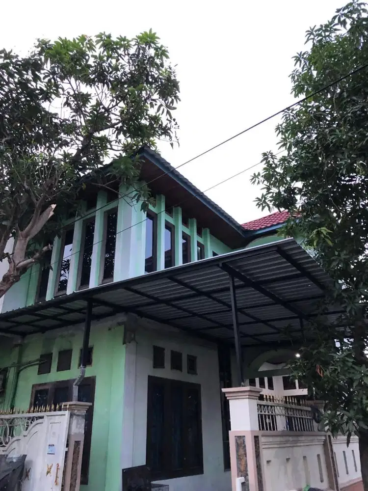 Kanopi besi holo 4 x 6 atap dr.shide