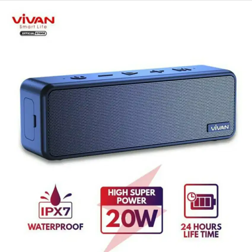 Speaker Bluetooth Vivan VS20 Ultra Bass 20W Waterproof IPX7