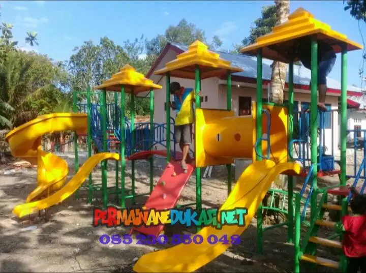 Playground outdoot taman fiberglass