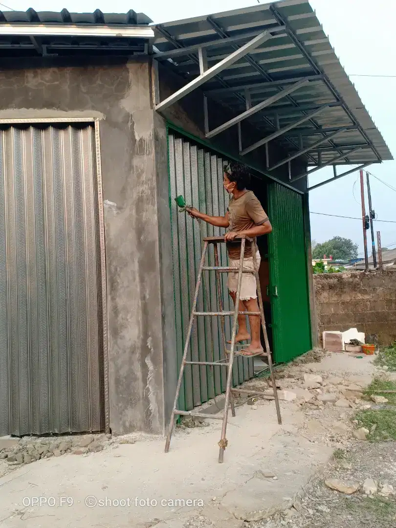 Roling door folding gate