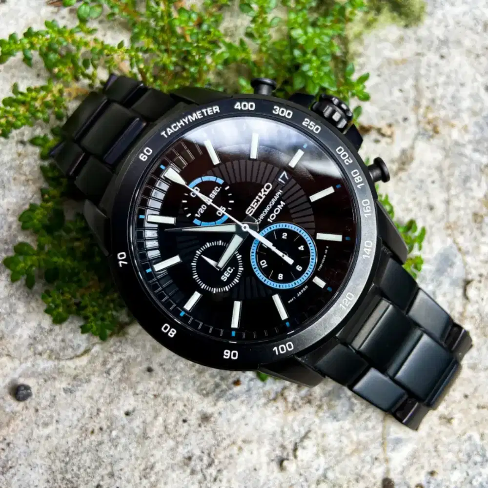 Seiko Black chronograp