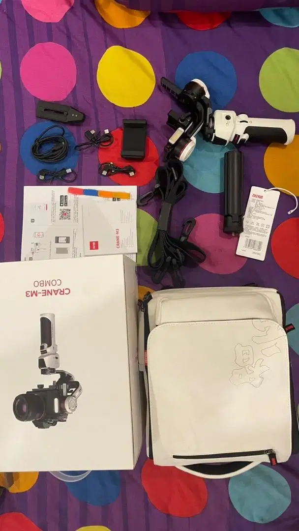 Jual cepat Zhiyun Tech CRANE M3 COMBO Handheld Gimbal Stabilizer
