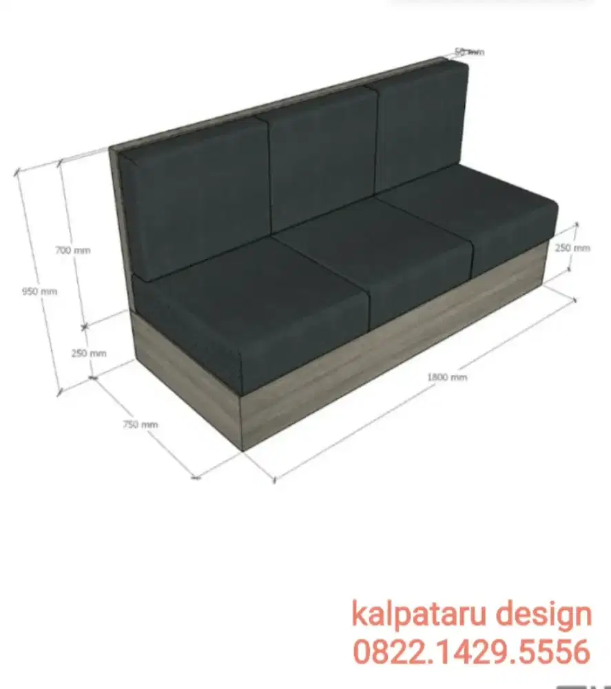 Sofa Cafe Minimalis , cocok untuk cafe dan restoran
