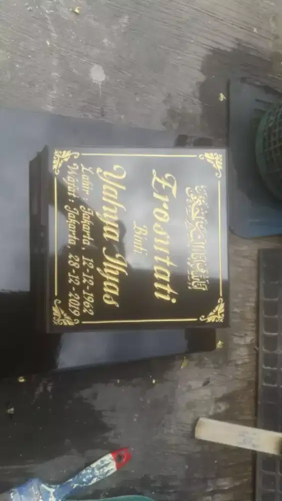 Batu nisan uk 20*20 dan 20*30