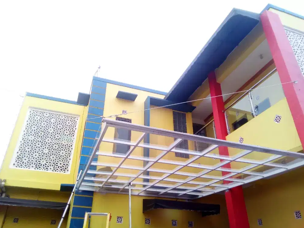 Kanopi Alderon Canopy Transparan Solarflat Solarflat Kaca tempered 1