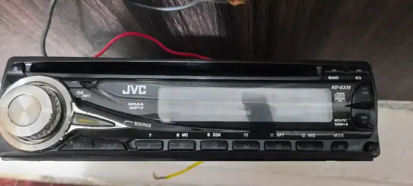 Tape mobil JVC cd dan radio nego halus