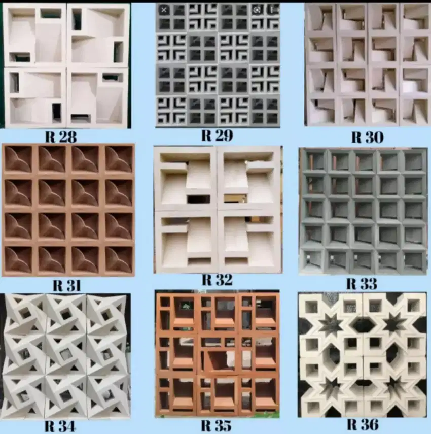 Roster Beton Minimalis