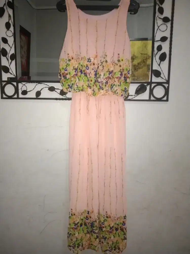 Dress wanita pink
