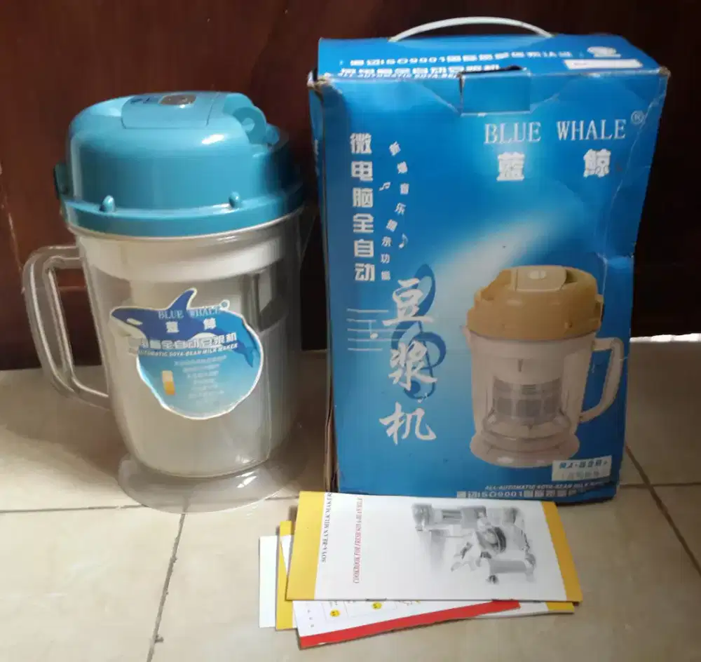 Mesin Soyabean/Susu Kacang milk maker Blue Whale RJ-82B