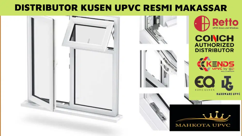 harga kusen upvc per batang Makassar
