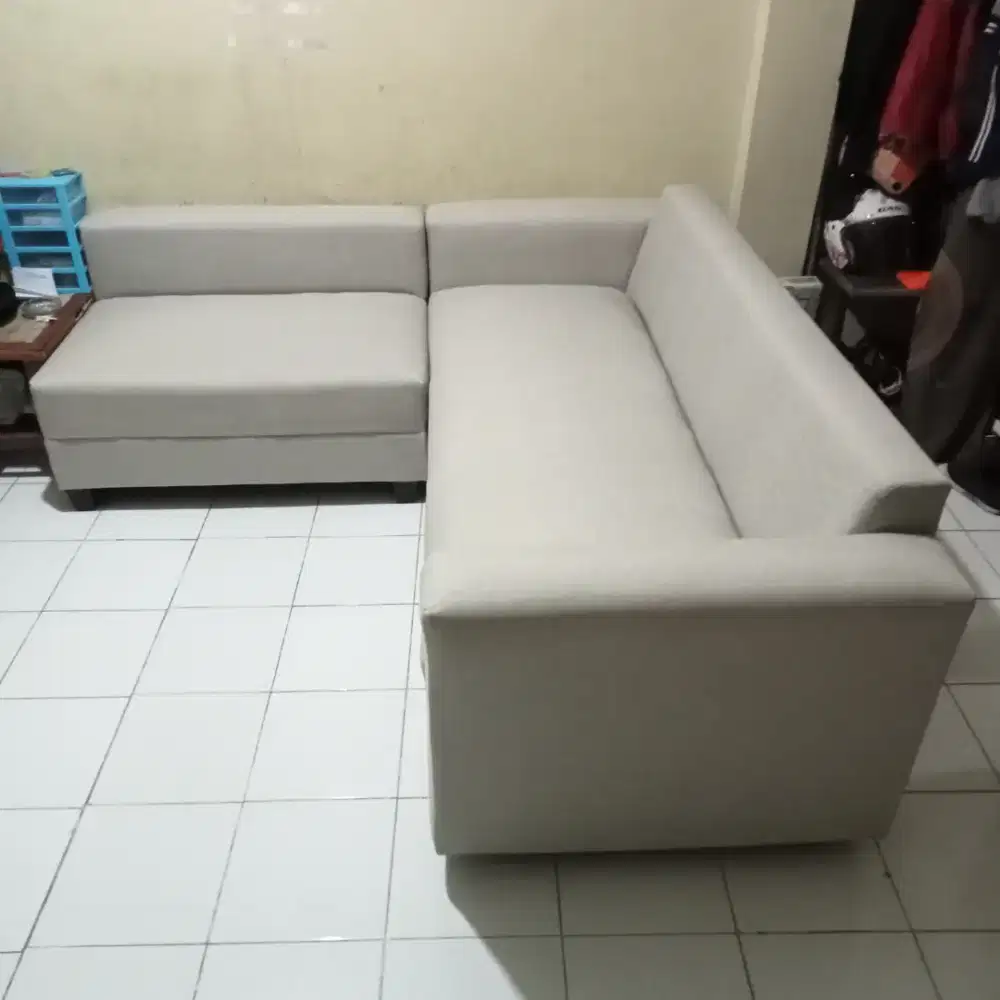 Melayani service ganti kain kulit sofa