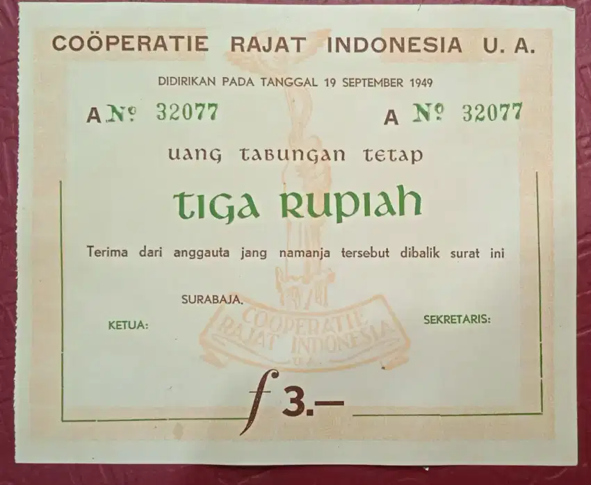 Cooperatie Rajat Indonesia 1949
