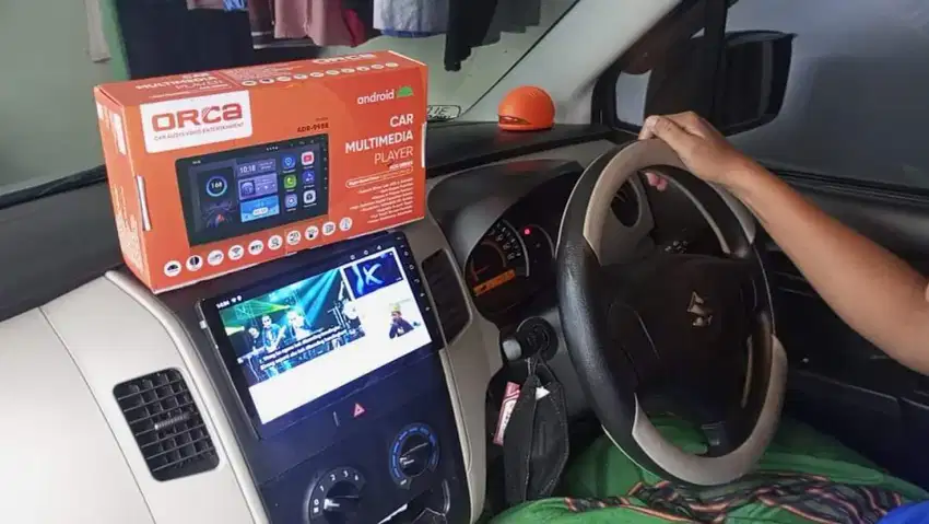 Pemasangan head unit android orca 9 inc di Suzuki Karimun wagon