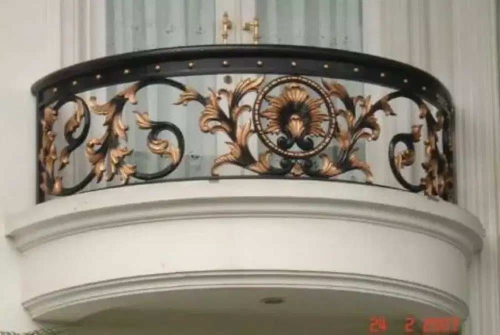 Ragam kreasi pagar tangga murah.mewah