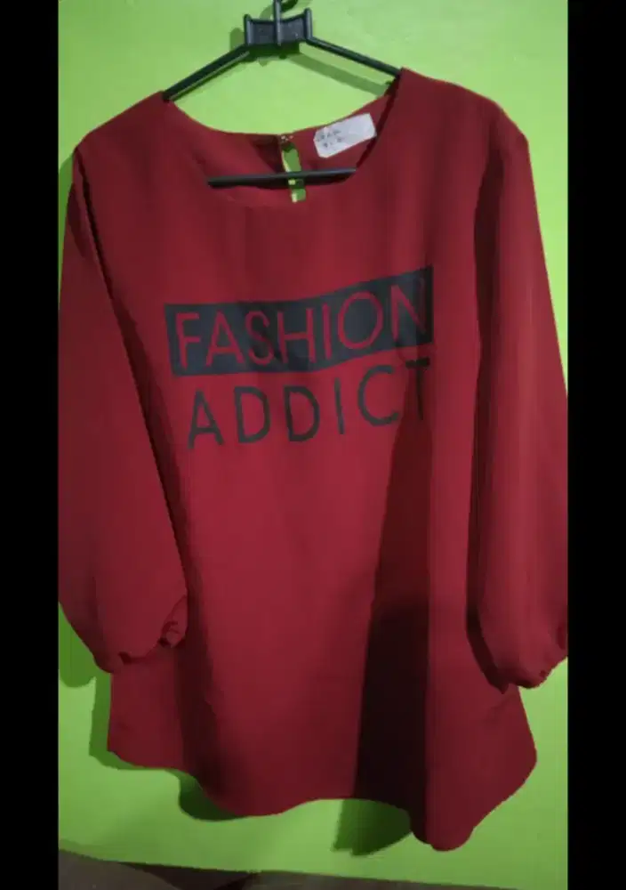 Baju atasan blouse wanita merah