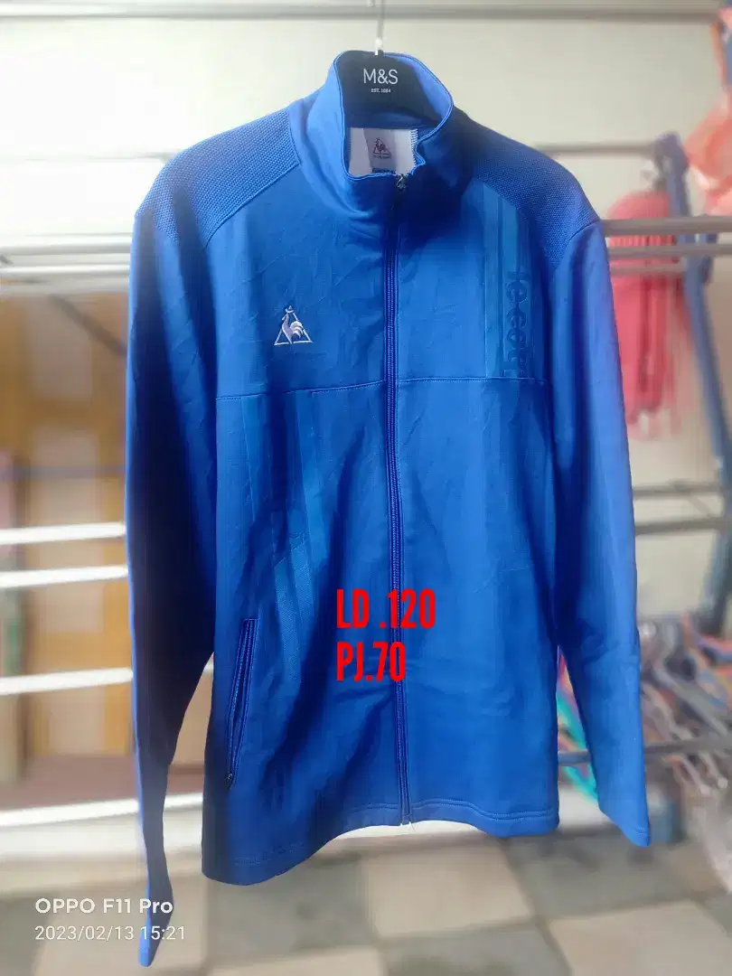 Jaket tracktop Lecoq original like new