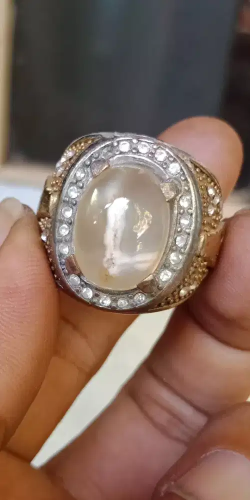 Natural Agate Gambar Huruf L