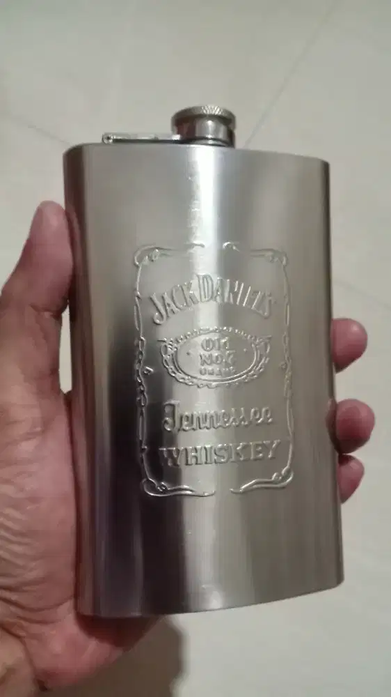 Kaleng JackDaniels 10 oz Stainless