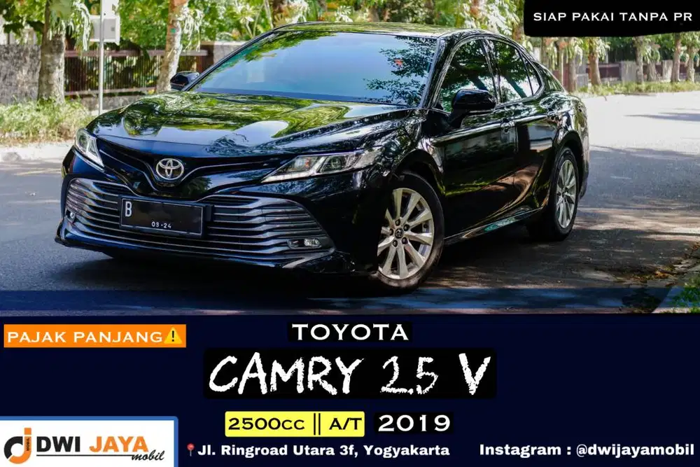 [PAJAK PANJANG] Toyota Camry 2.5 V a/t 2019 (Hitam) - Mobil Bekas ...