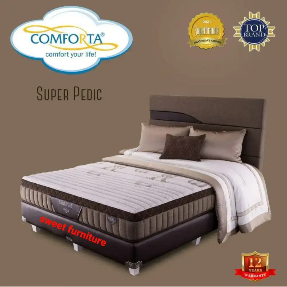 Springbed Comforta Super Pedic 5 kaki