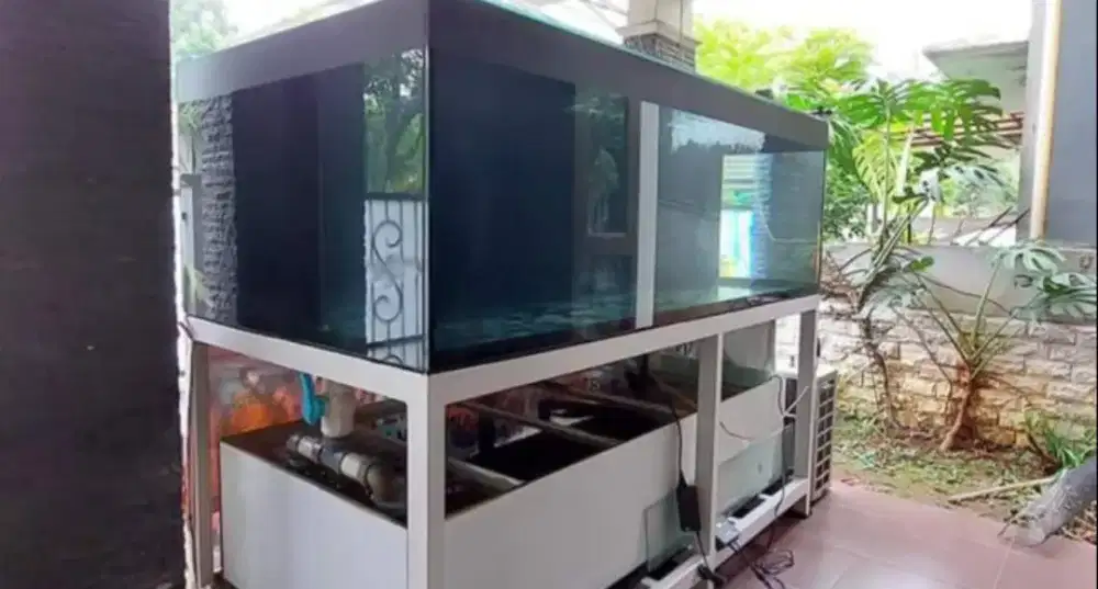 Aquarium besar 150x60x60 kaca 12mm