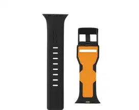 Strap Apple Watch UAG Black Orange 49 mm 45 mm 44 mm 42 mm