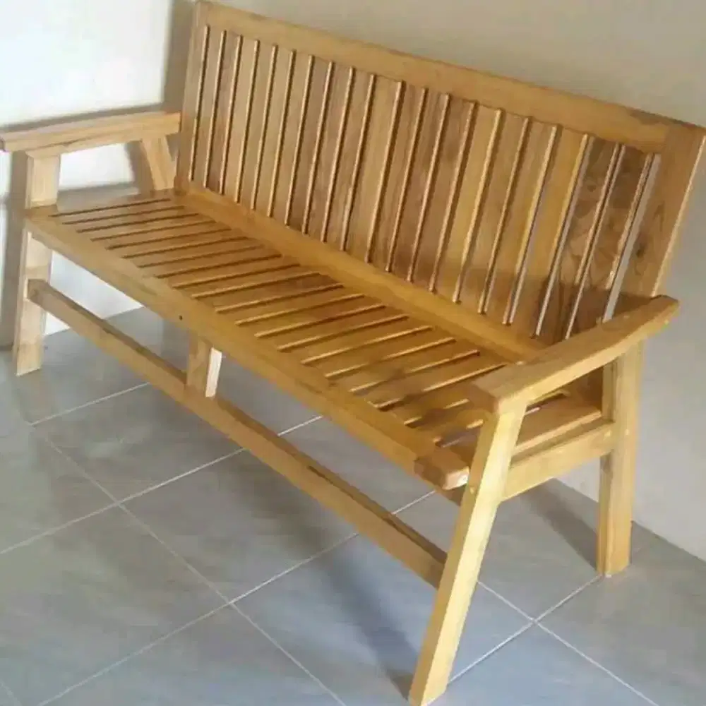 (Furniture Kursi Panjang Santai Teras/Taman Minimalis Murah)
