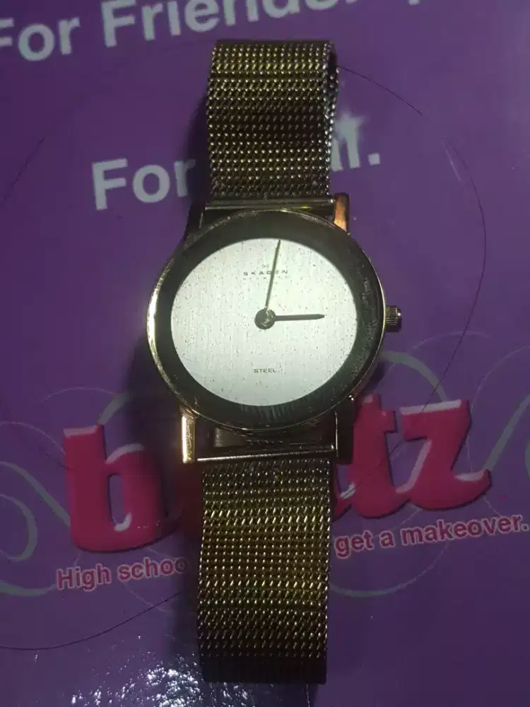 Jam Tangan Skagen Denmark quartz Original ultra slim langka