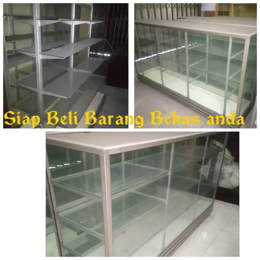 Kami beli Etalase warung, gerobak warung dan barkaz lainnya