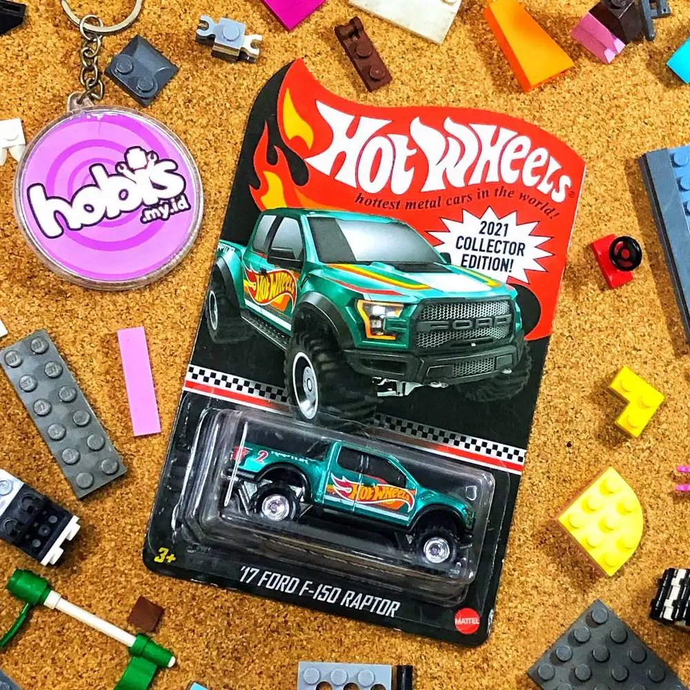 Diecast Hot Wheels Collector Edition Ford F-150 Raptor Green Mail in