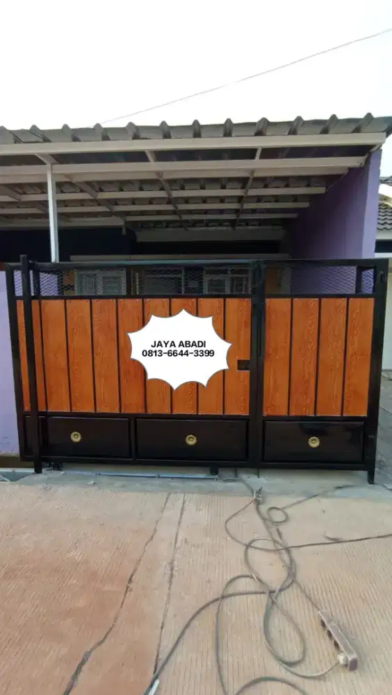 Pintu pagar motif grc 06