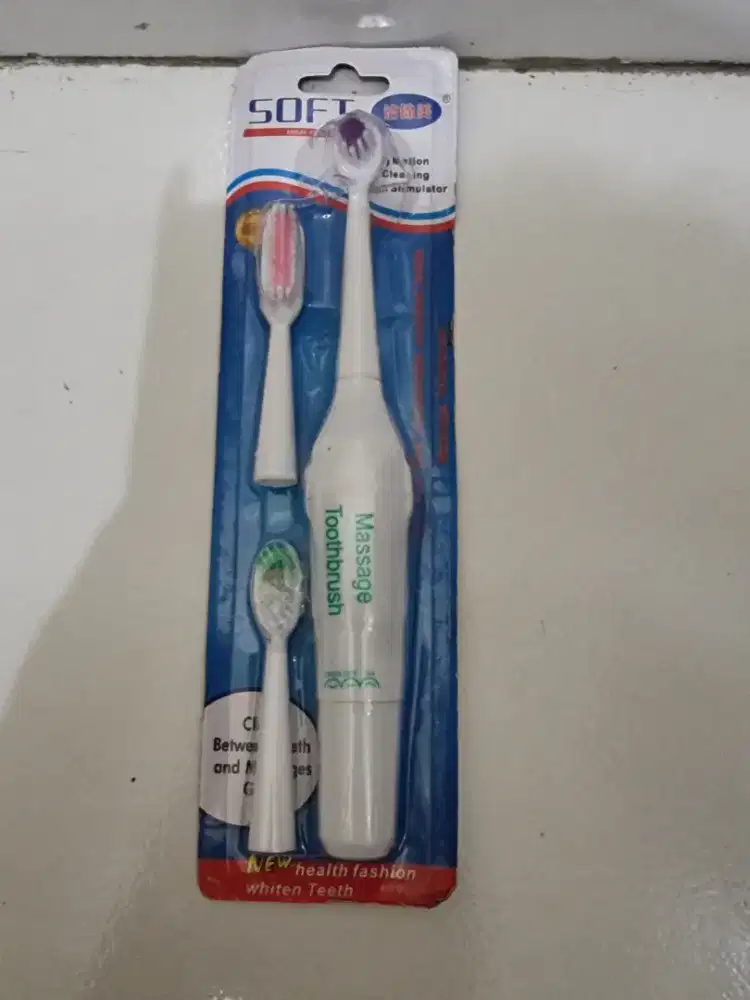 New | Sikat Gigi Elektrik (2 pcs) + Sikat Lidah