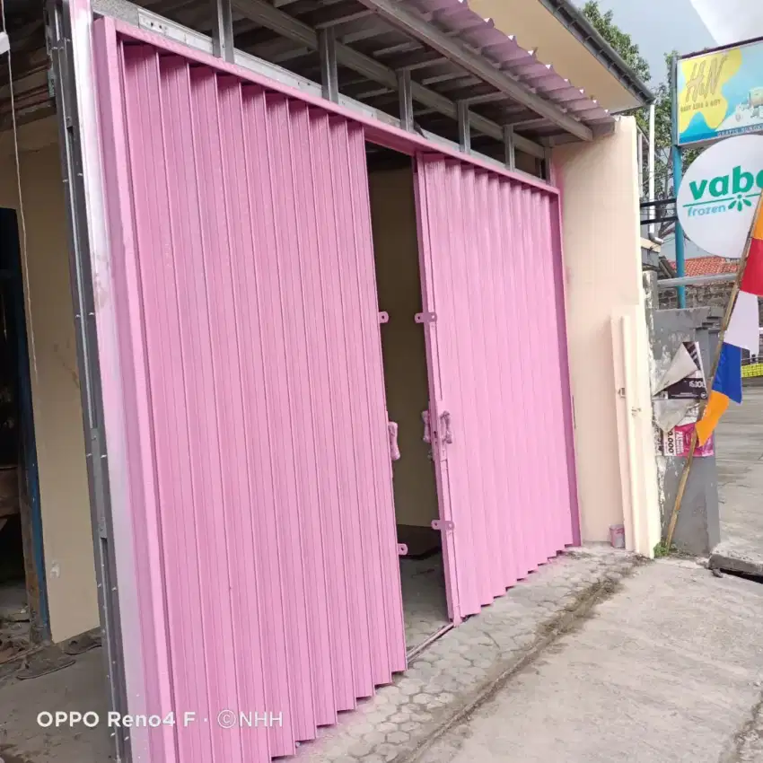 Folding get dan rolling door