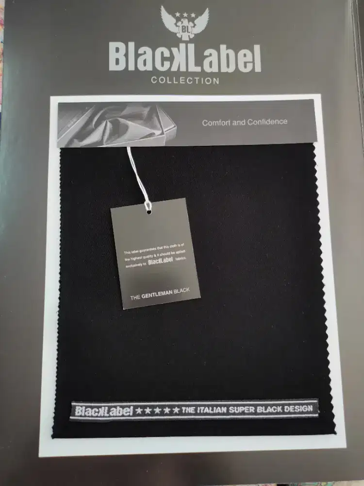 Bahan Jet Black dari BlackLabel by Bellini