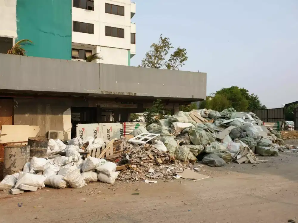 jasa buang puing/sampah