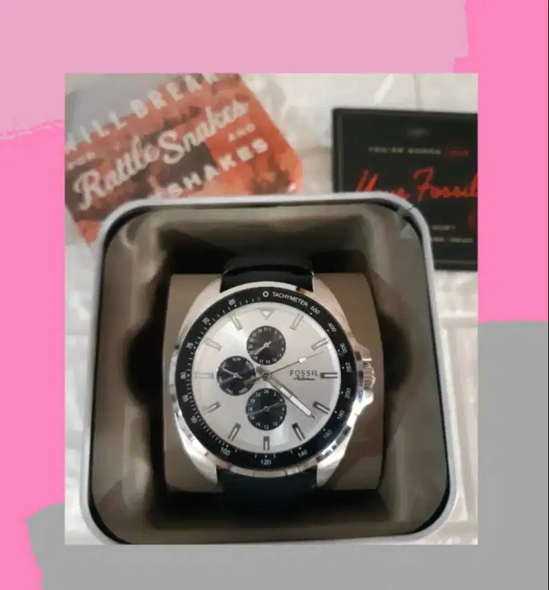 Jam tangan Fossil Bahan Kulit