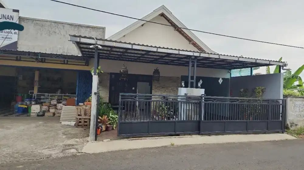 DIJUAL RUMAH+TOKO (TEMPAT BUAT USAHA) 0 JALAN UTAMA, langsung pemilik.