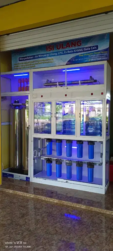 Mesin depo air isi ulang bio