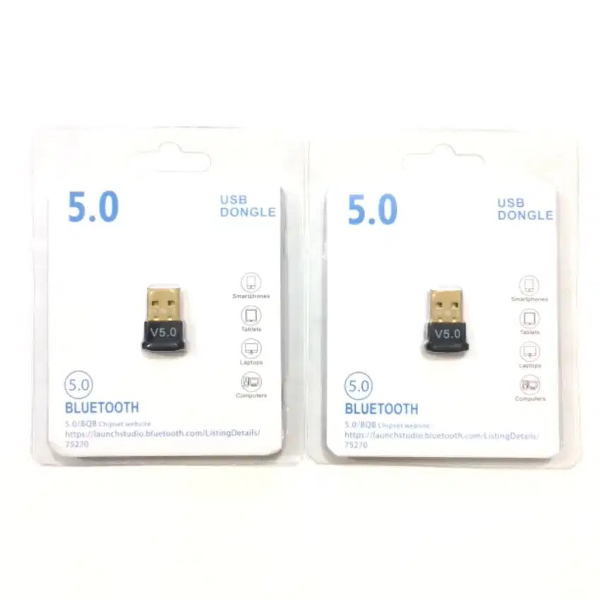 N E W  USB Bluetooth 5.0 Siap Connect PC/Laptop ke HP/Headset/Speaker